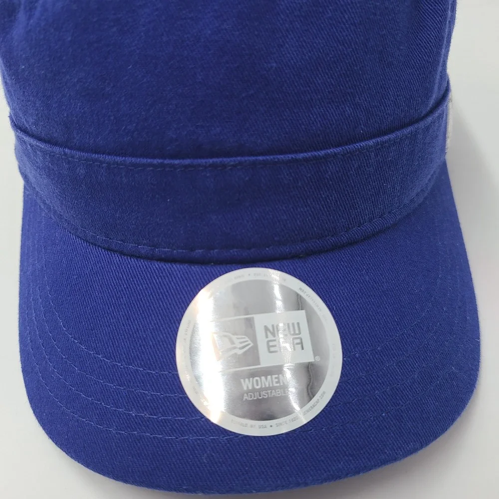 Women Los Angeles Dodgers Hat Strapback New Era Blue MLB Cadet Military Army Cap